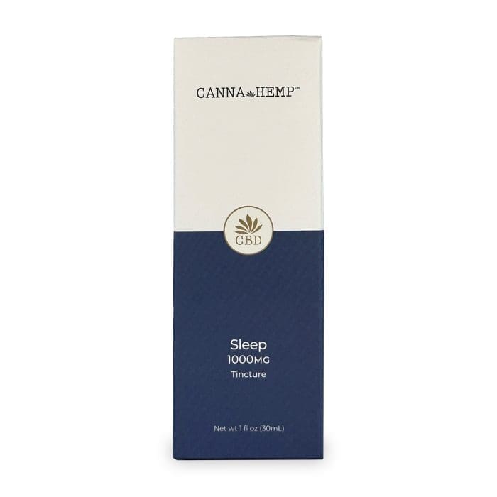 Canna Hemp Sleep Tincture 1000 mg CBD box front