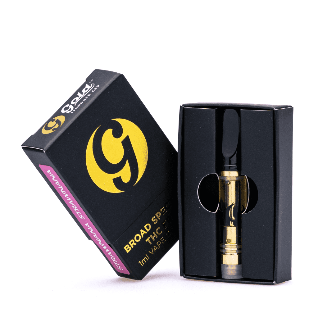 Gold Standard CBD 450 mg Strawnana Vape Cartridge - Combo