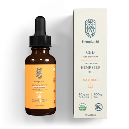 HempLucid Full-Spectrum CBD Tincture in Hemp Seed Oil (600 mg CBD)
