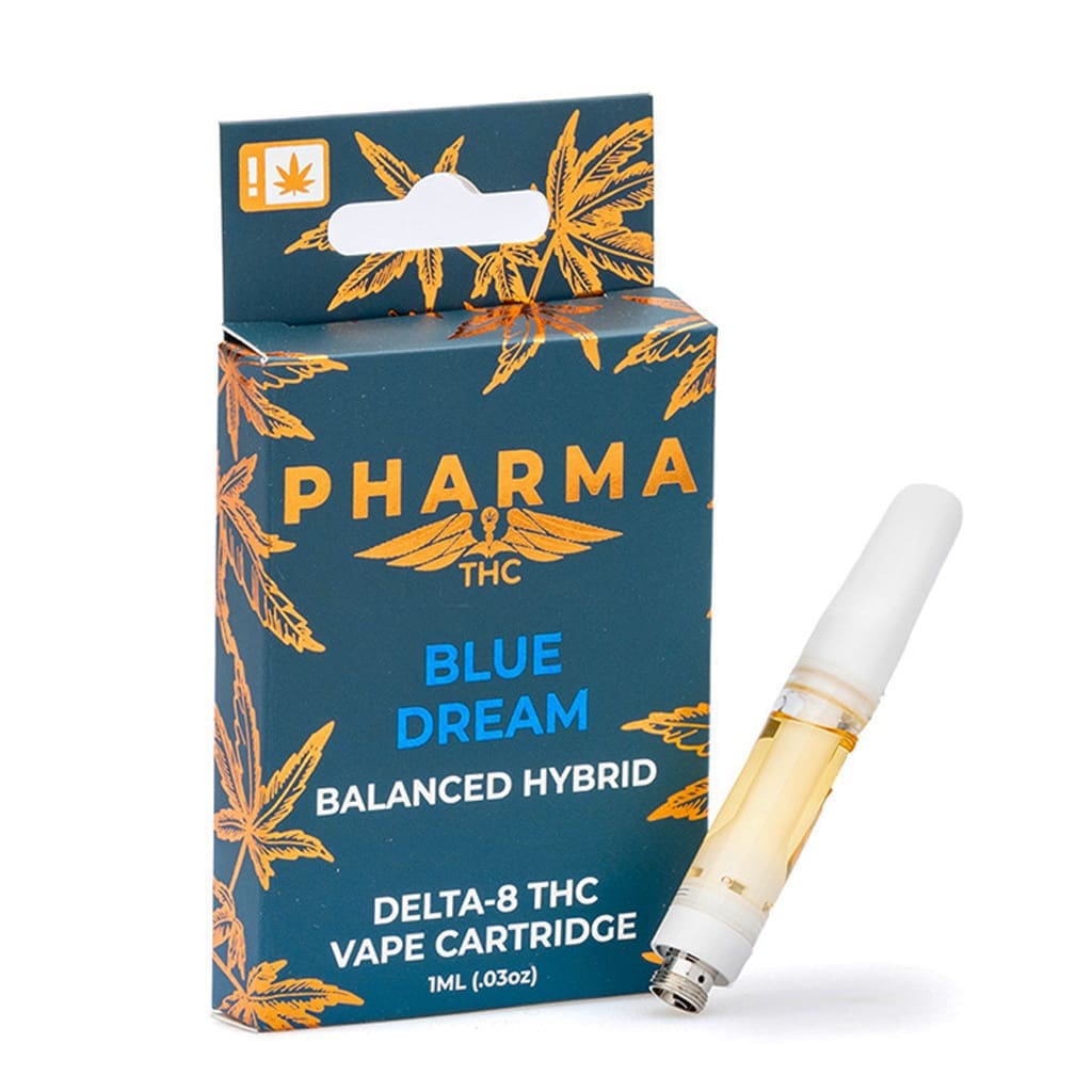 PharmaTHC Delta 8 THC Vape Cartridge - Blue Dream - Combo