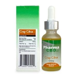 PharmaCBD Delta 8 Tincture - Crisp Citrus (1210 mg Delta 8 THC)