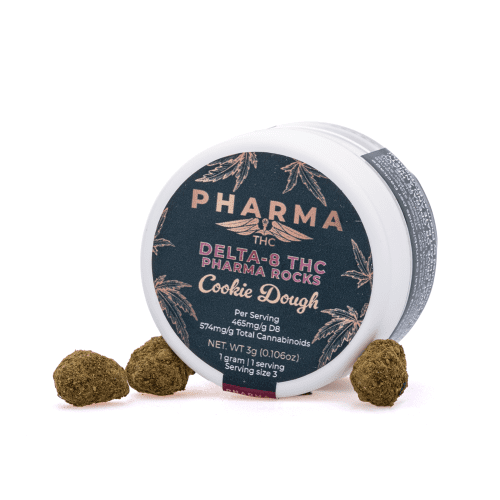 PharmaCBD Delta 8 THC Infused Flower Moonrocks - Cookie Dough (3 grams) - Combo