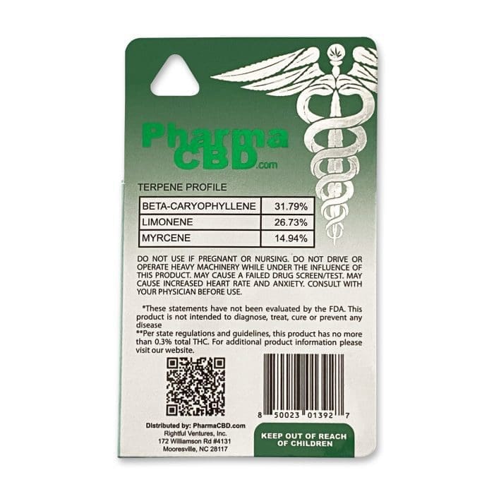 PharmaCBD Delta 8 THC Vape Cartridge - Skywalker OG - Image 2