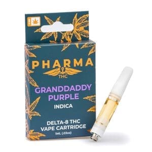 PharmaTHC Delta 8 THC Vape Cartridge - Granddaddy Purple - Combo