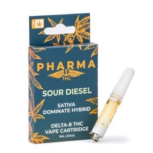PharmaTHC Delta 8 THC Vape Cartridge - Sour Diesel - Combo