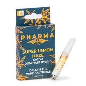 PharmaTHC Delta 8 THC Vape Cartridge - Super Lemon Haze - Combo