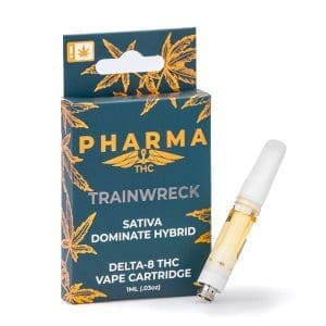 PharmaTHC Delta 8 THC Vape Cartridge - Trainwreck - Combo