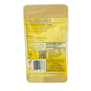 The Brothers Apothecary Golden Milk Hemp CBD Tea - Back