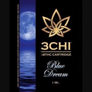 3Chi Blue Dream Delta-8-THC Vape Cartridge with Cannabis Derived Terpenes