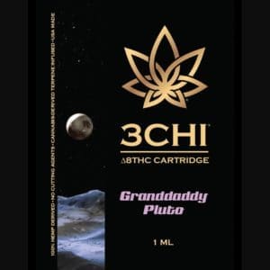 3Chi Granddaddy Pluto Delta-8-THC Vape Cartridge with Botanical Derived Terpenes
