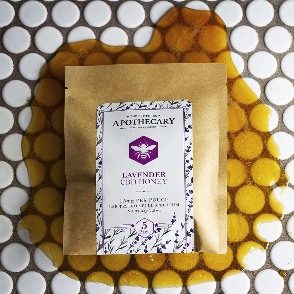 The Brothers Apothecary Lavender CBD Honey - 5 Pack - Package View 1