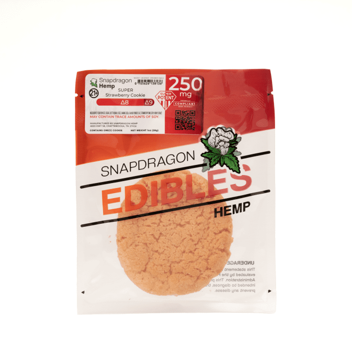 Snapdragon High Potency Delta-8-THC Strawberry Super Cookie - Package
