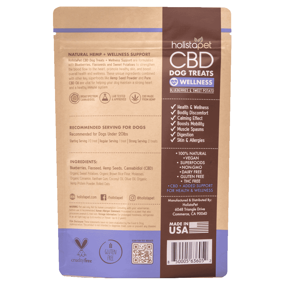 HolistaPet CBD Dog Treats + Heart and Immune Care (300 mg Total CBD) - Image 2