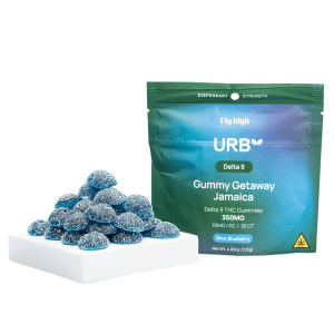 Urb Delta 9 THC Gummies - Sour Blueberry (350 mg Total Delta 9 THC) - Combo