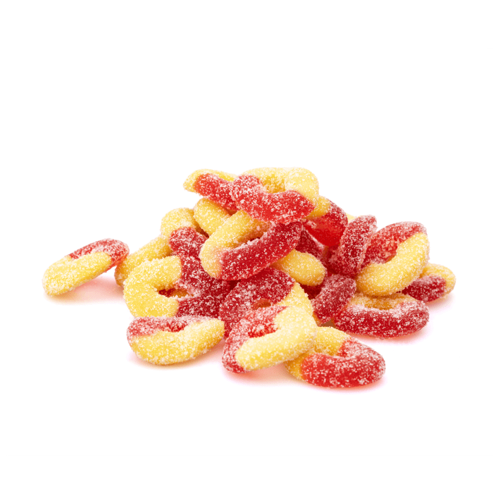 CannaBuddy Delta 8 / Delta 9 Peach Rings (600 mg Total Delta 8 THC + 600 mg Total Delta 9 THC) - Image 4