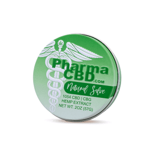 PharmaCBD Topical Salve (894 mg CBD & 492 mg CBG) - Jar Front