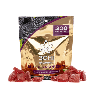 3Chi Delta-9-THC Gummies - Black Raspberry (200 mg Total Delta-9-THC) - Combo