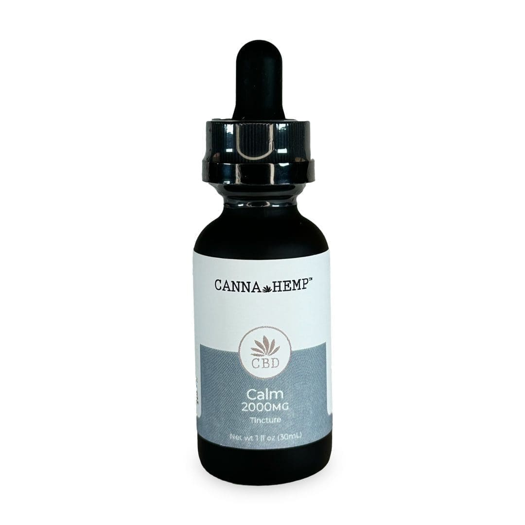 CannaHemp_Calm 2000 Tincture Bottle Front