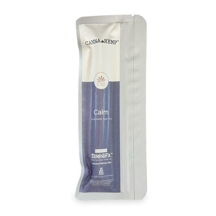 Canna Hemp Calm CBD Disposable Vape Pen Front of Package