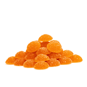 Urb Delta 9 THC Gummies - Passionfruit Mango (350 mg Total Delta 9 THC) - pile