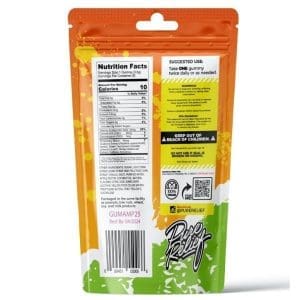 Pure Relief Daytime CBD Gummies - Pineapple (500 mg Total CBD)