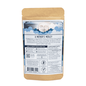 The Brothers Apothecary Midnight Dream CBG Tea - Bag Back
