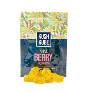 Kush Kube Delta 9 THC + CBD Gummies - Apple Berry - Combo