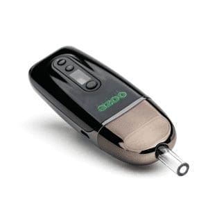 Oooze Flare Dry Herb Vaporizer - Black - Battery