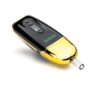 Oooze Flare Dry Herb Vaporizer - Gold - Battery