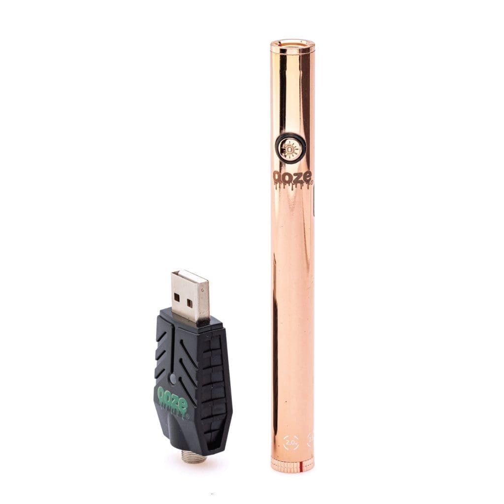 Adjustable Temperature Vaporizer Slim Clear Series Transparent 510 Vape  Battery