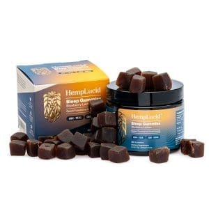 Hemplucid Sleep Mushroom Gummies – Blueberry Lemon (900 mg Total CBD + 450 mg Total CBN) - combo