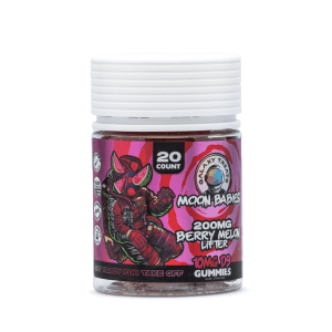 Galaxy Treats Moon Babies Delta 9 THC Gummies - Berry Melon Lifter (200 mg Total Delta 9 THC + 2 - jar front