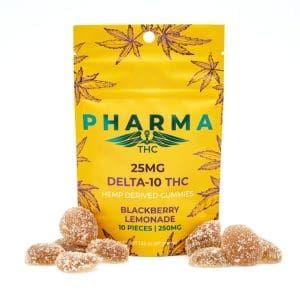 PharmaTHC Delta 10 THC Gummies - Blackberry Lemonade (250 mg Total Delta 10 THC) - combo