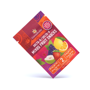 CannaBuddy Delta 8 / Delta 9 Mixed Fruit Snacks (30 mg Delta 8 THC + 30 mg Delta 9 THC Total) - Image 2