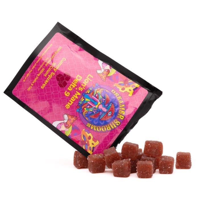 Dreamer Shrooms Lion's Mane + Delta 9 THC Gummies - 15 Count