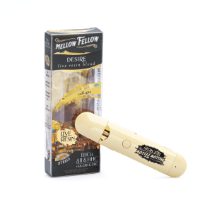 Mellow Fellow 2 gram Desire Blend Live Resin Disposable Vape - Cali Gas - Combo