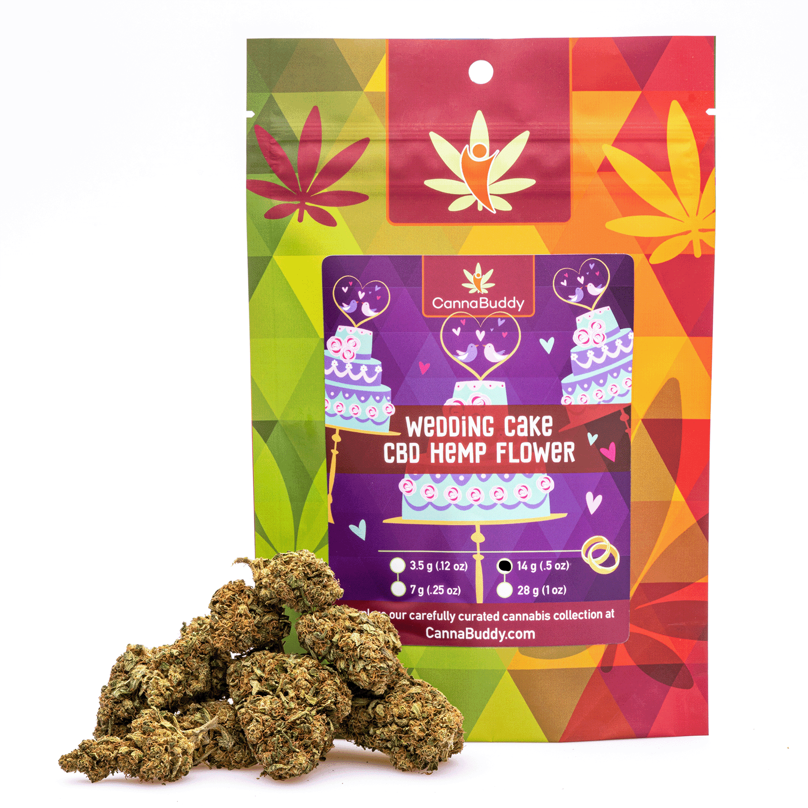 CBD Flower - Wedding Cake - 14g