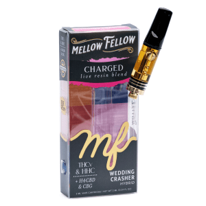 Mellow Fellow Charged Blend Live Resin Vape Cartridge - Wedding Crasher - combo