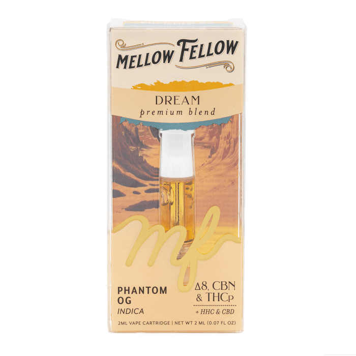Mellow Fellow Dali's Dream Blend Vape Cartridge - Phantom OG - box front