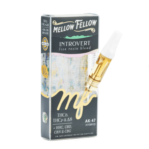 Mellow Fellow Introvert Blend Live Resin Vape Cartridge - AK47 - Combo