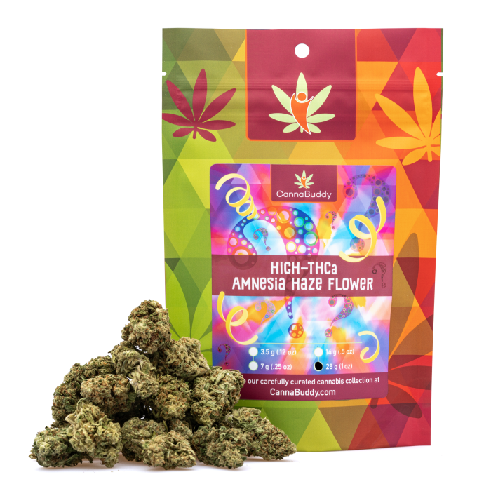 THCa Flower Amnesia Haze - 28g