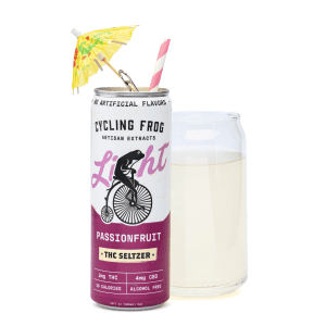 Cycling Frog THC & CBD Light Seltzer – Passionfruit | CannaBuddy