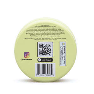 Urb Delta-9-THC HHC Lozenges - Kiwi (100 mg Delta-9-THC + 150 mg HHC Total) - Tin Back