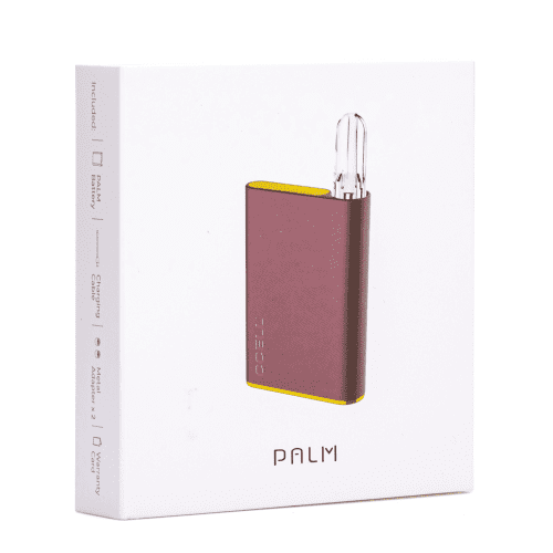 CCELL Palm Vape Battery - Purple with Gold Frame - Box Front