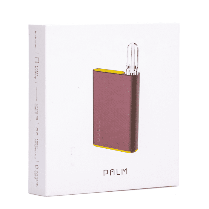 CCELL Palm Vape Battery - Purple with Gold Frame - Box Front