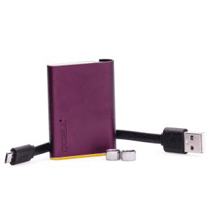 CCELL Palm Vape Battery - Purple with Gold Frame - Combo