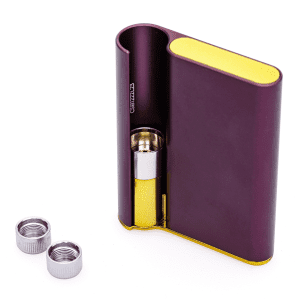 CCELL Palm Vape Battery - Purple with Gold Frame - Detail