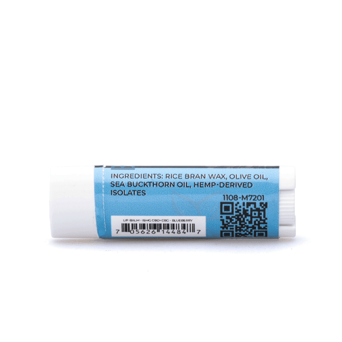 Snapdragon CBD CBG Lip Balm - Blueberry - Tube Back