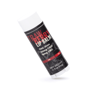 Snapdragon CBD CBG Lip Balm - Strawberry - Tube Front