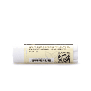 Snapdragon CBD CBG Lip Balm - Vanilla - Tube Back